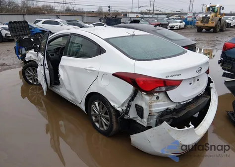 2016 Hyundai Elantra Se из США, поврежденный, VIN 5NPDH4AE1GH652750